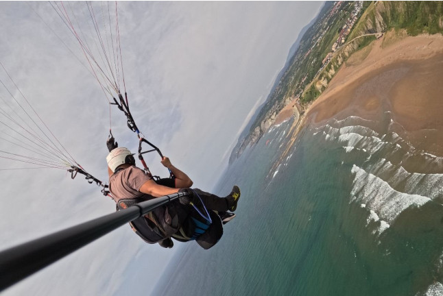 Vuelo en Parapente (Sopelana, Vizcaya)