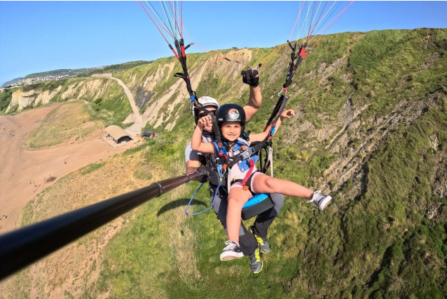 Vuelo en Parapente (Sopelana, Vizcaya)