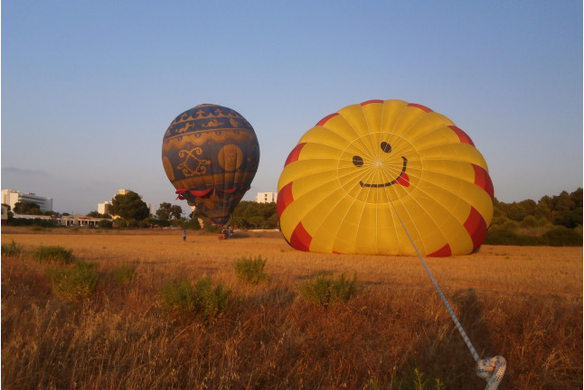 Vuelo en globo al atardecer con Cava, Fotos y Vídeo (Mallorca)