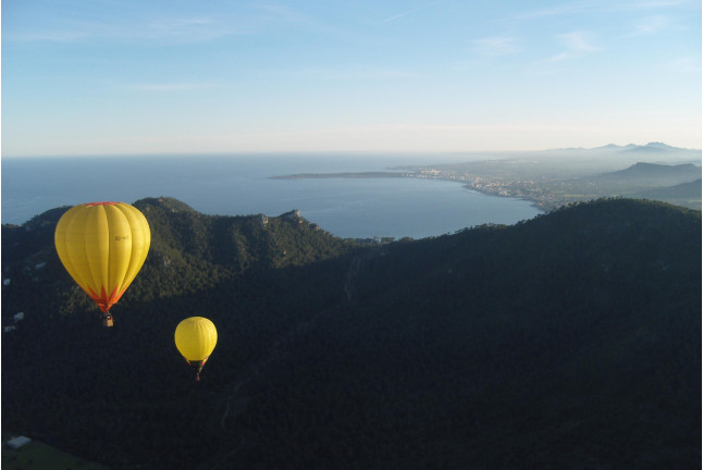 Vuelo en Globo con Cava, Fotos y Vídeo (Mallorca)