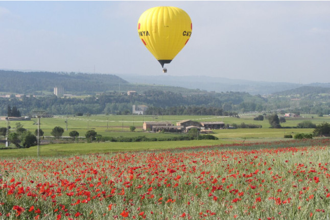 Vuelo en Globo travesía del Montsec y Mont-Rebei con Cava y Fotos (Lleida, Catalunya)