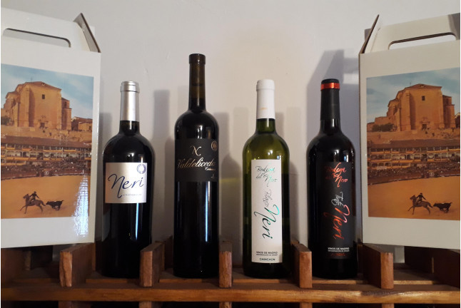 Vuelo en Globo con Fotos, Vídeo, Almuerzo y Cava y Visita a Bodega del Nero con Degustación de Vino y Queso para dos (Madrid)