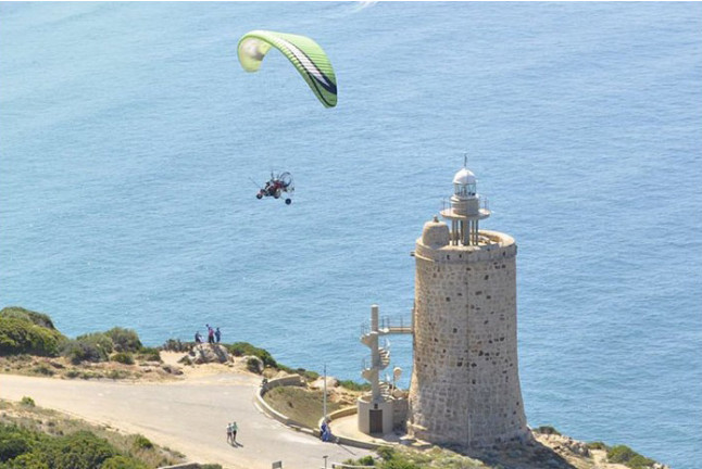Vuelo en Trike-Paramotor con Video en el Pantano de Bornos (Cádiz)
