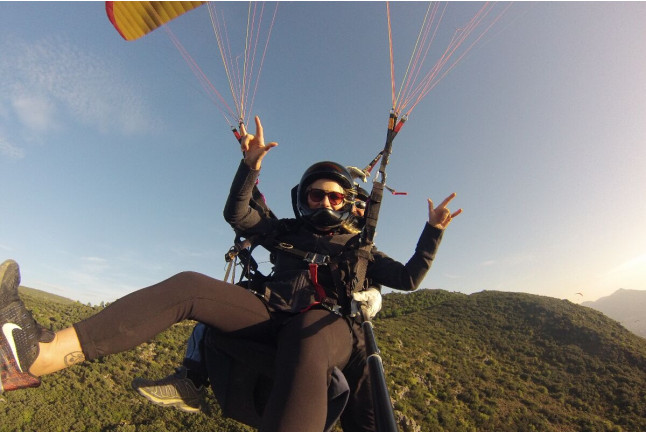Vuelo en Parapente con Fotos y Vídeo (Cádiz)