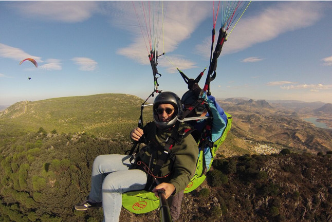 Vuelo en Parapente Biplaza con Opción a Fotos y Vídeo (Montellano, Sevilla)