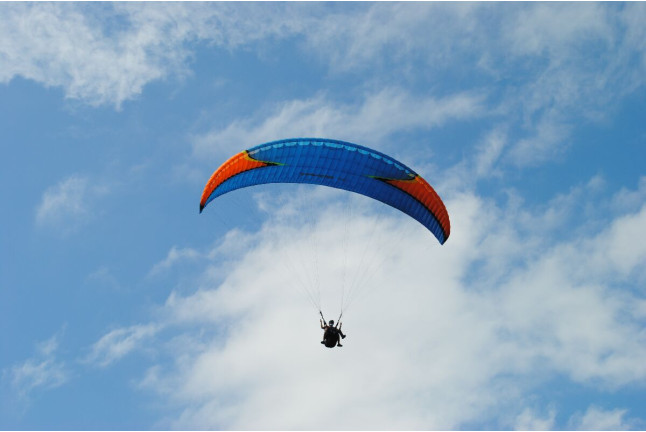 Vuelo en parapente (Sopelana, Vizcaya)