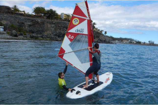 Clase de Windsurf (Tarajalillo, Gran Canaria)