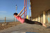Aire-Clase: Clase Individual de Aero-Yoga en la Playa (Barcelona)