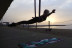 Aire-Clase: Clase Individual de Aero-Yoga en la Playa (Barcelona)