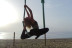 Aire-Clase: Clase Individual de Aero-Yoga en la Playa (Barcelona)