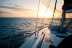 Salida en Velero Compartida con Puesta de Sol y Noche Privada a Bordo para dos (Barcelona)