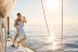 Puesta de Sol Romántica en Velero Privado y Cena para dos (Barcelona)