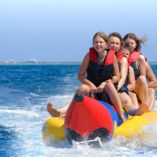Banana Boat desde el Port Fòrum (Barcelona)