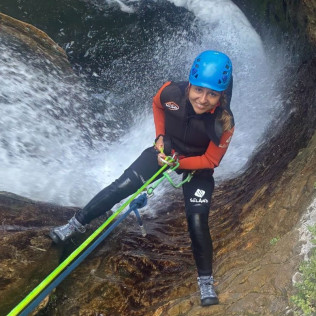 Descenso en Barranco en Sima del Diablo para dos (Júzcar, Málaga)