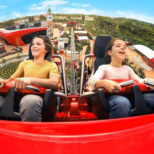 Entrada a Ferrari Land (Tarragona)