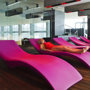Acceso al Spa Aquum Club Estival Park (La Pineda, Tarragona)