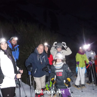 Excursión Nocturna en Raquetas de Nieve (León)