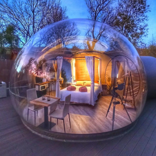 Escapada en Habitación Bubble con Desayuno en Gredos Estelar (Navatalgordo, Ávila)