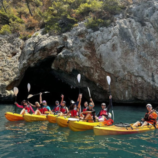 Kayak con Fotos en Villajoyosa, Cala Granadella o Morro de Toix (Alicante)