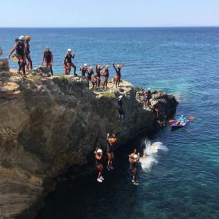 Kayak o Coastering y Snorkel (Murcia)