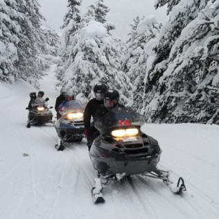 Moto de Nieve para dos (Pla de Beret, Lleida)