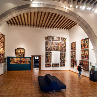 Entrada al Museu d'Art de Girona (Girona)