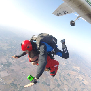 Salto Tándem en Paracaídas (Requena, Valencia)