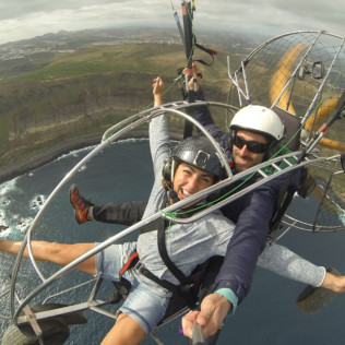 Vuelo en Paramotor (Gran Canaria)