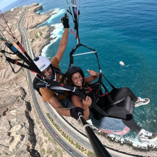 Vuelo en Parapente Biplaza en Los Giles con Fotos (Las Palmas, Gran Canaria)