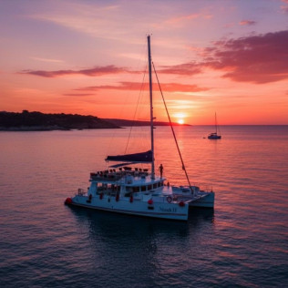 Puesta de Sol en Catamarán (Gandía, Valencia)