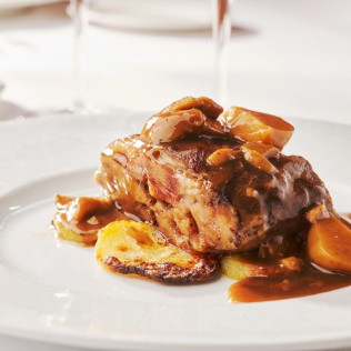 Menú para dos en Restaurante Les Voltes de Sant Sebastià (Moià, Barcelona)