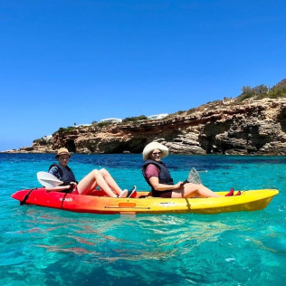 Ruta de las Cuevas en Kayak con Fotos (Ibiza)