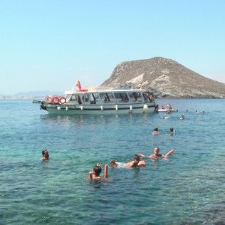 Ruta en Golondrina por 2 Mares Isla Grosa con Parada de Baño Opcional (Murcia)