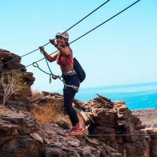 Vía Ferrata "Amor & Odio" con Fotos (Las Palmas, Gran Canaria)