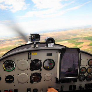 Vuelo de Iniciación en Ultraligero (Tudela, Navarra)