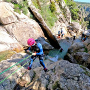 Barranquismo en el Forat Negre (Vallcebre, Barcelona)