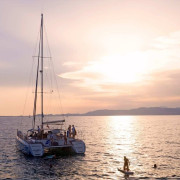 Navegación en Catamarán para ver la Puesta de Sol con Baño y Cena (Mallorca) 