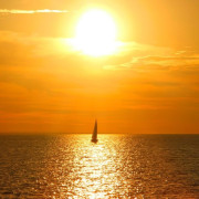 Puesta de Sol en Barco (Portmany, Ibiza)