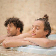 Espacio Bienestar para dos en Siddha Ayur Spa del Hotel Grand Muthu Oura View Beach Club 5* (Portugal)
