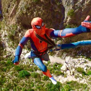 Puenting en el Barranco de Mascarat (Calpe, Alicante)