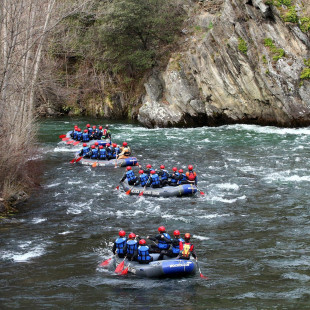 Rafting en el Río Noguera Pallaresa (Llavorsí, Lleida)