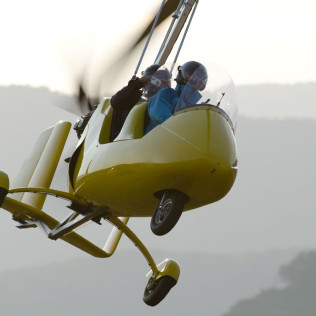 Baptême de l'air en ULM Autogire (Issenheim, Haut-Rhin - 68)