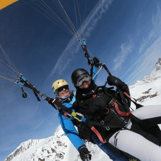 Vol d'Hiver en Parapente (La Plagne, Savoie - 73)