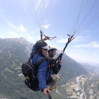Baptême en Parapente Hiver avec Promenade (Orcières-Merlette, Hautes-Alpes - 05)