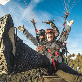 Baptême de Parapente dans les Trois Vallées (Courchevel, Savoie - 73)