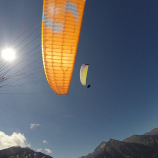 Baptême de l'Air en Parapente Vol Découverte Hiver (Orcières-Merlette, Hautes-Alpes - 05)