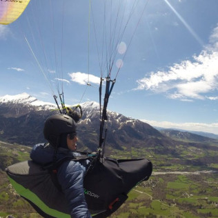 Baptême de l'Air en Parapente Vol Découverte Hiver (Orcières-Merlette, Hautes-Alpes - 05)