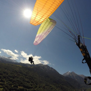 Baptême de l'Air en Parapente Vol Découverte Hiver (Orcières-Merlette, Hautes-Alpes - 05)