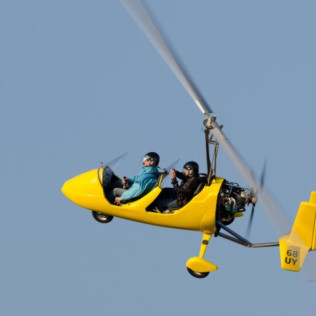 Baptême de l'air en ULM Autogire (Issenheim, Haut-Rhin - 68)