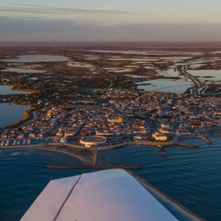 Découverte Petite Camargue et Aigues-Mortes en Hélicoptère (Hérault - 34)